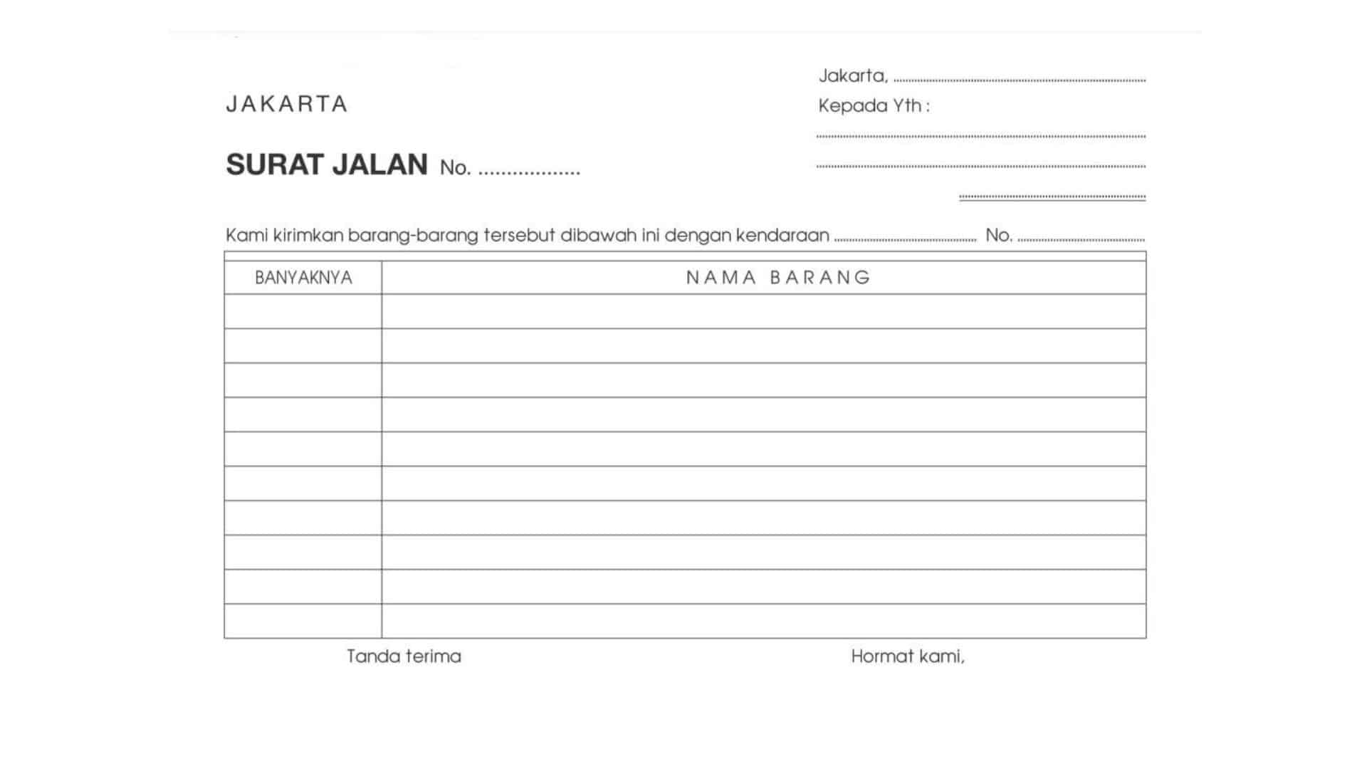 surat jalan akuntansi persediaan