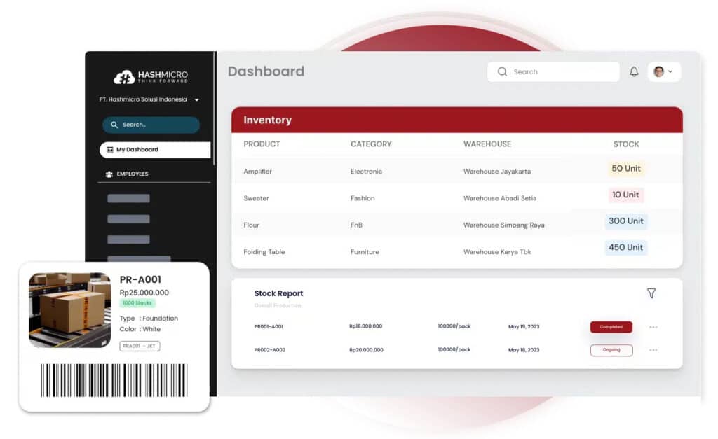 inventory software hashmicro