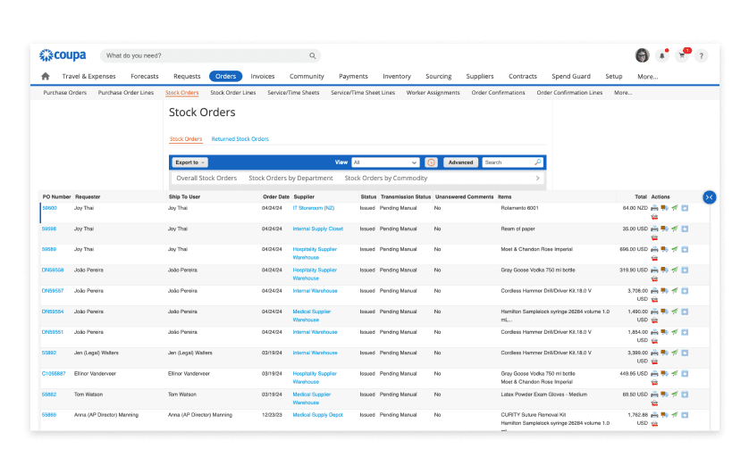 coupa procurement