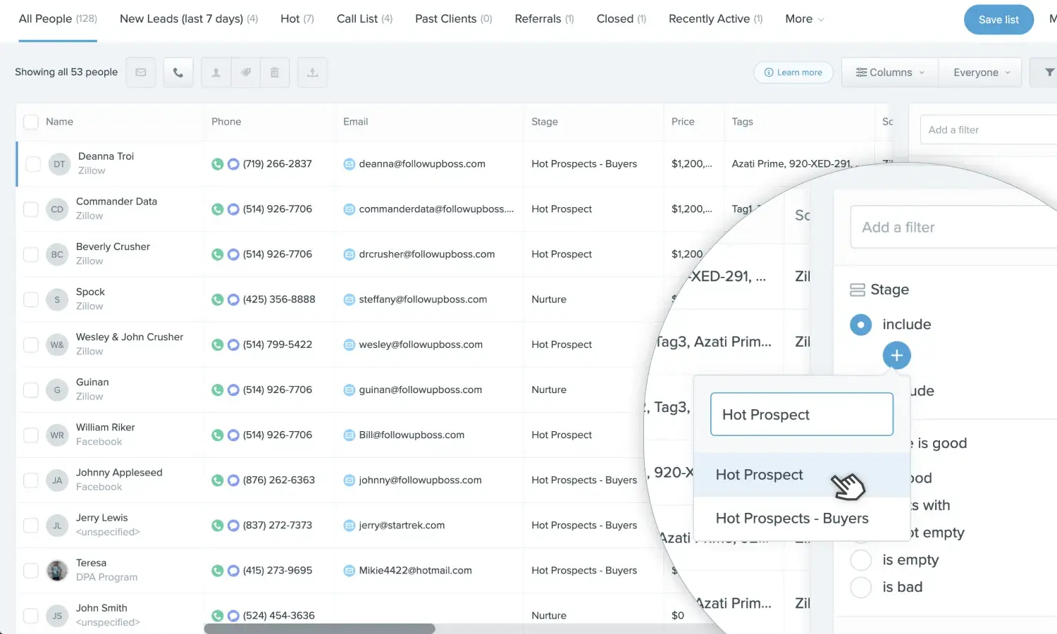 Follow up boss - CRM