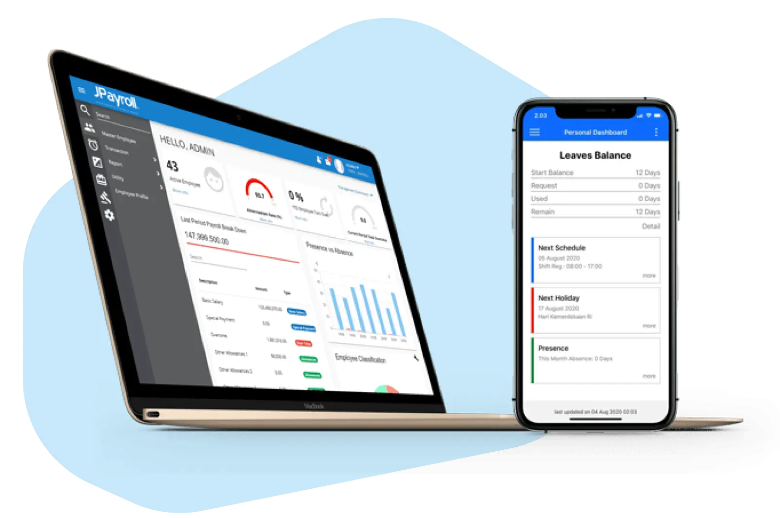 dashboard jpayroll