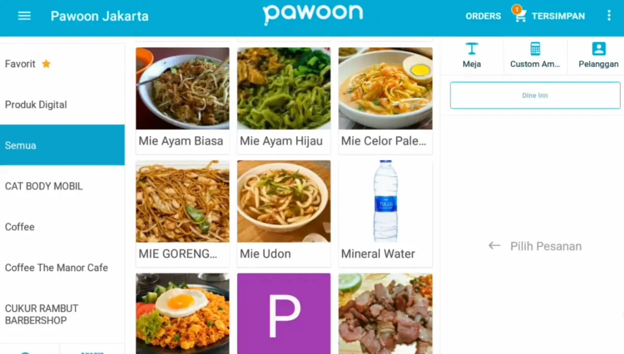 dashboard pawoon pos