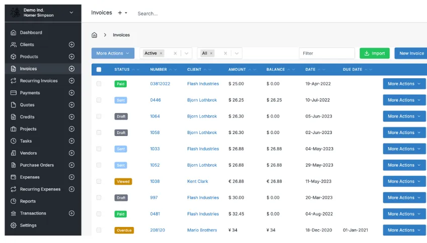Invoice Ninja