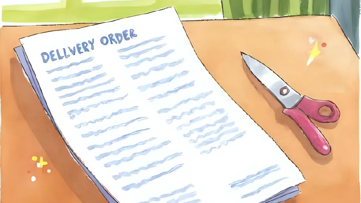 delivery order