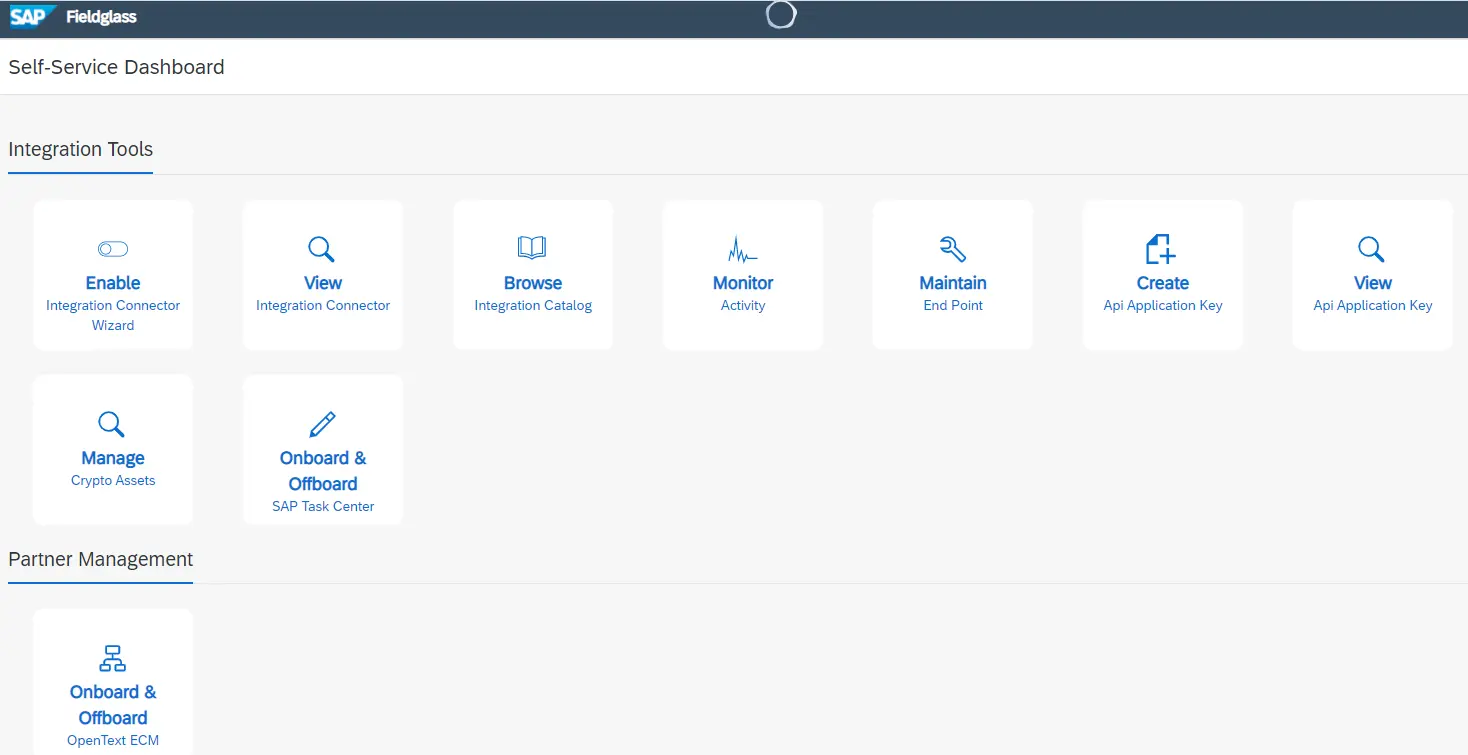 SAP Fieldglass dashboard