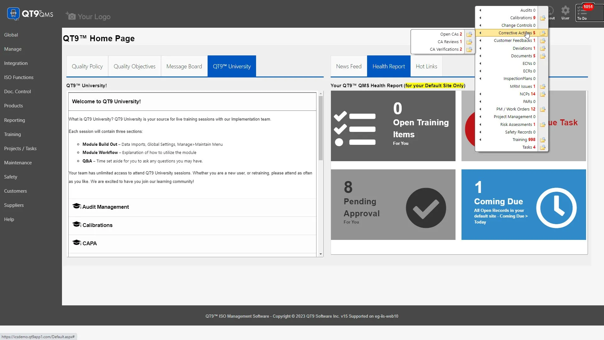 quality control software QT9
