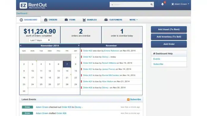Software Rental EZRentOut
