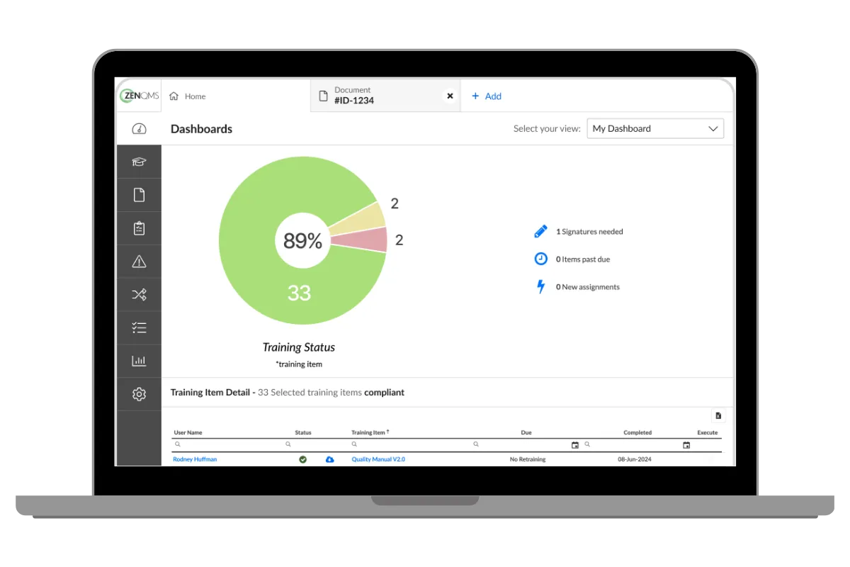 quality management software ZEN QMS
