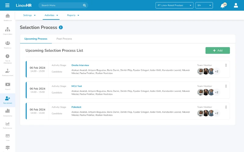 schedule software LinovHR