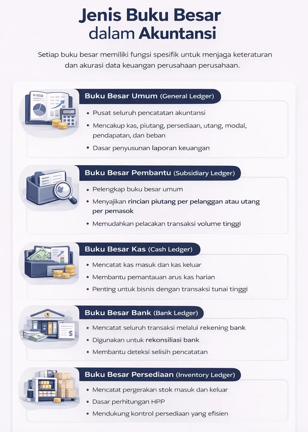 Jenis Buku Besar Dalam Akuntansi